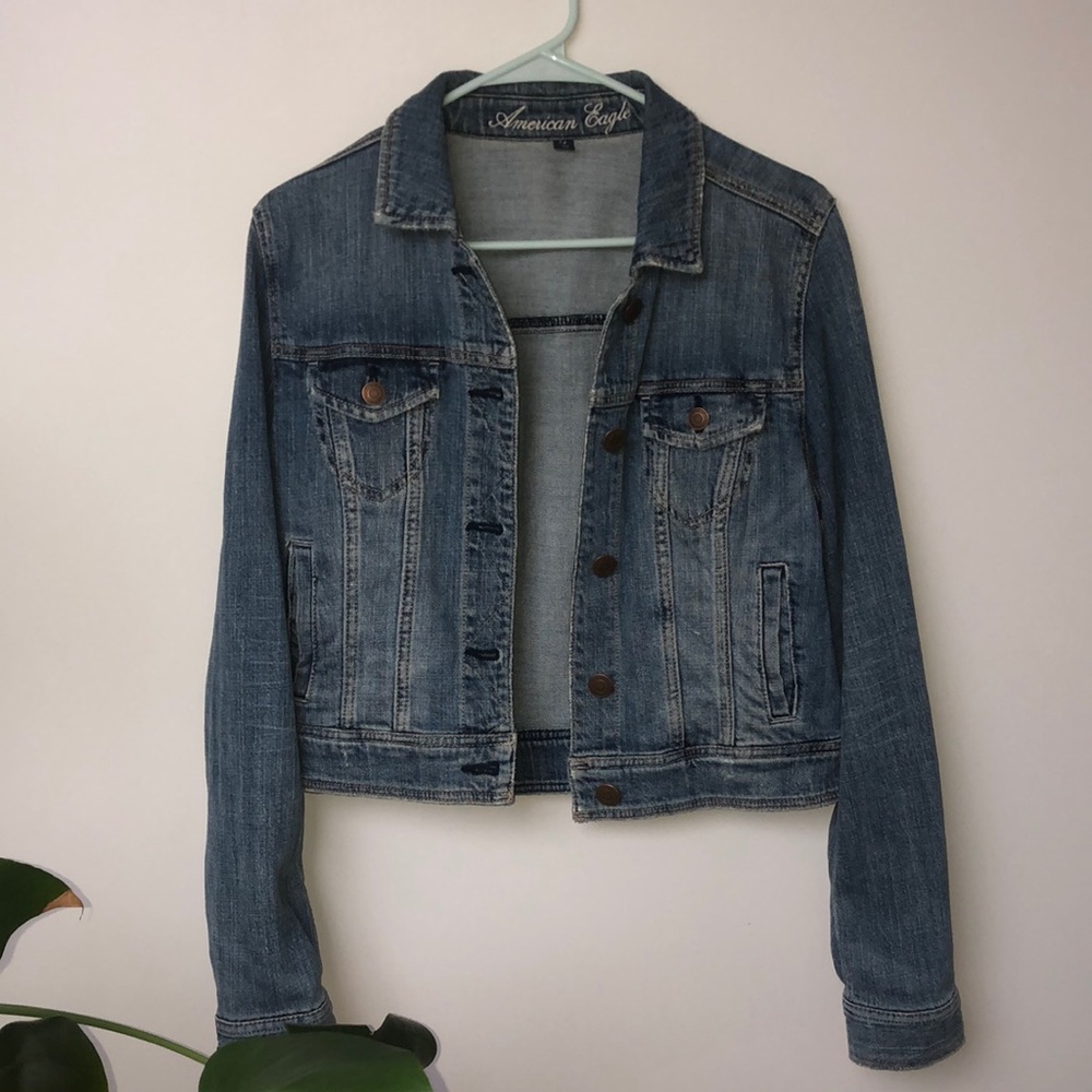 American Eagle Outfitters Blue Jean Jacket